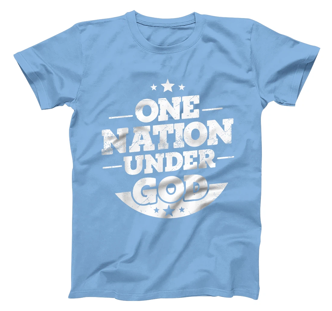 Groovy One Nation Under God Awesome 4th Of July T-Shirt