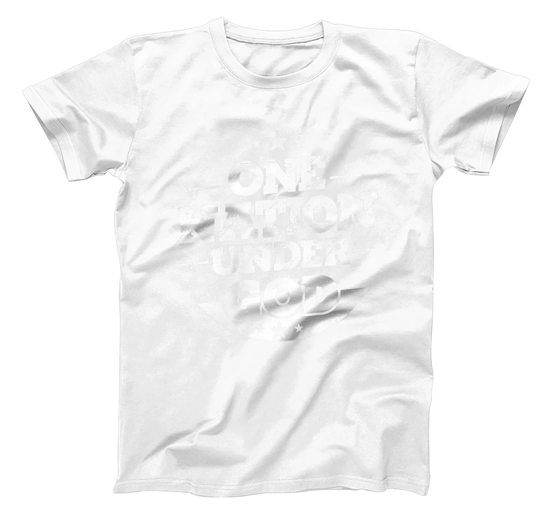 Groovy One Nation Under God Awesome 4th Of July Premium T-Shirt
