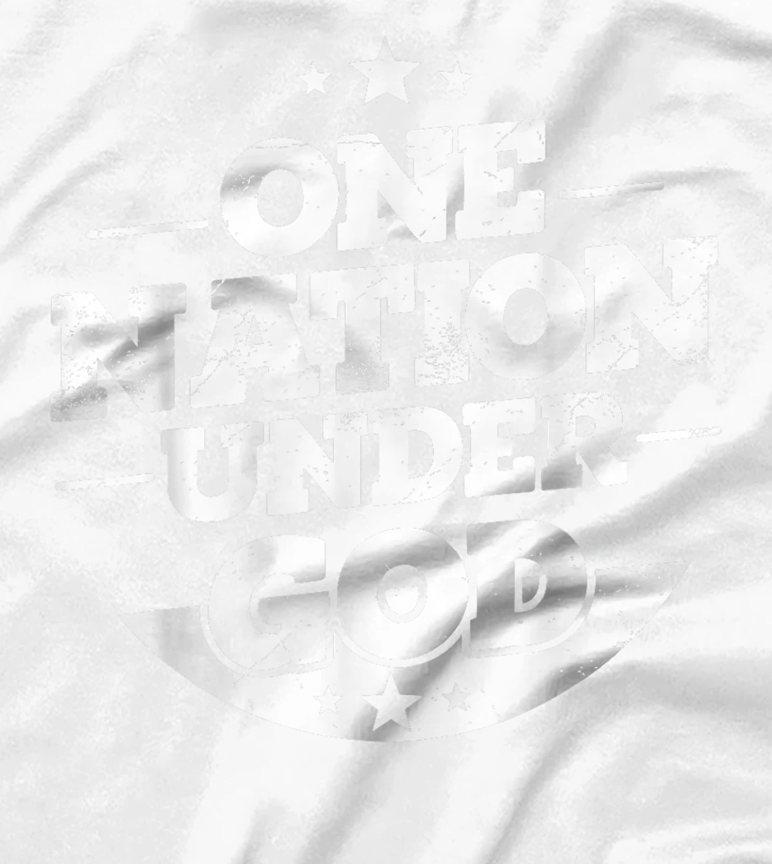 Groovy One Nation Under God Awesome 4th Of July T-Shirt