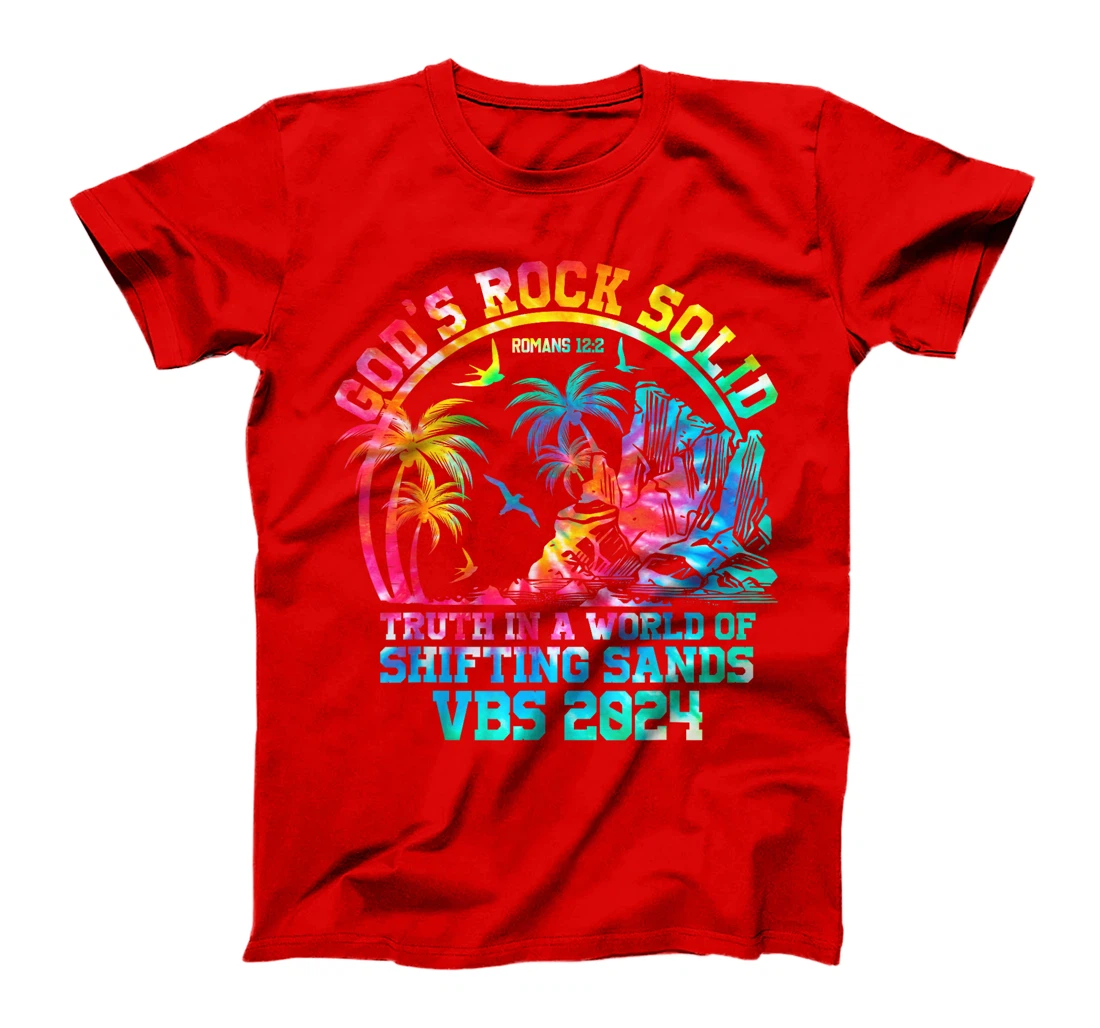 God's Rock Solid Breaker Rock Beach VBS 2024 Christian T-Shirt