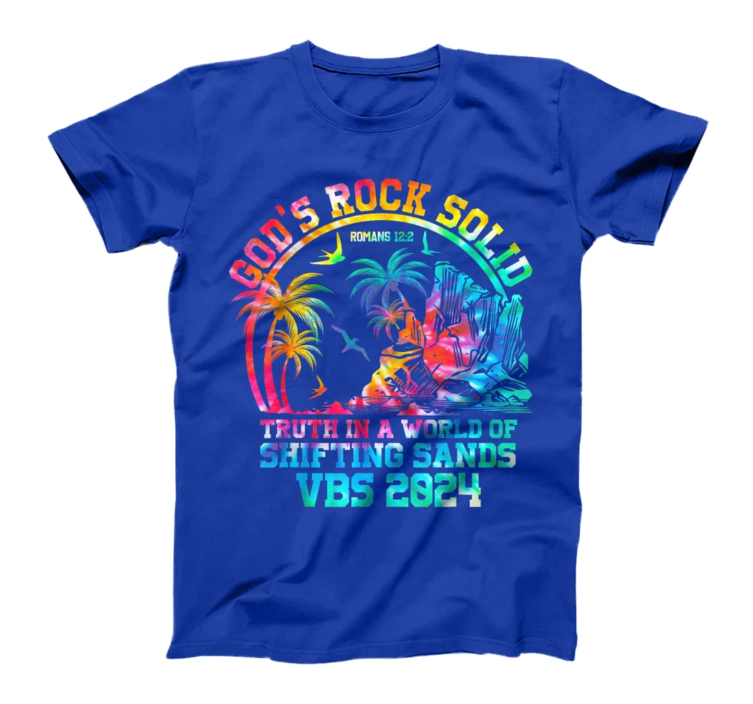 God's Rock Solid Breaker Rock Beach VBS 2024 Christian T-Shirt