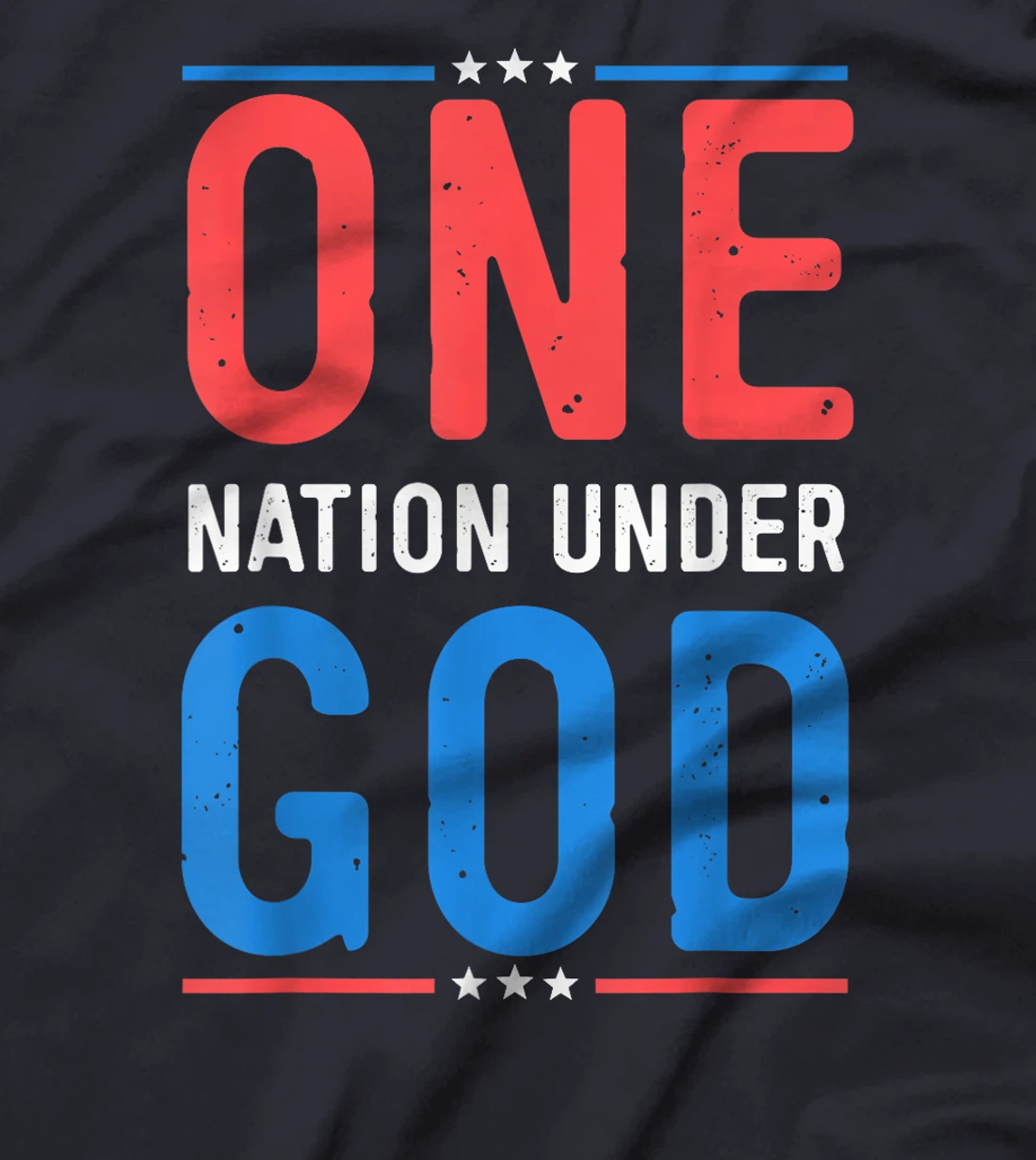 Funny 4th Of July ONE NATION UNDER GOD T-Shirt