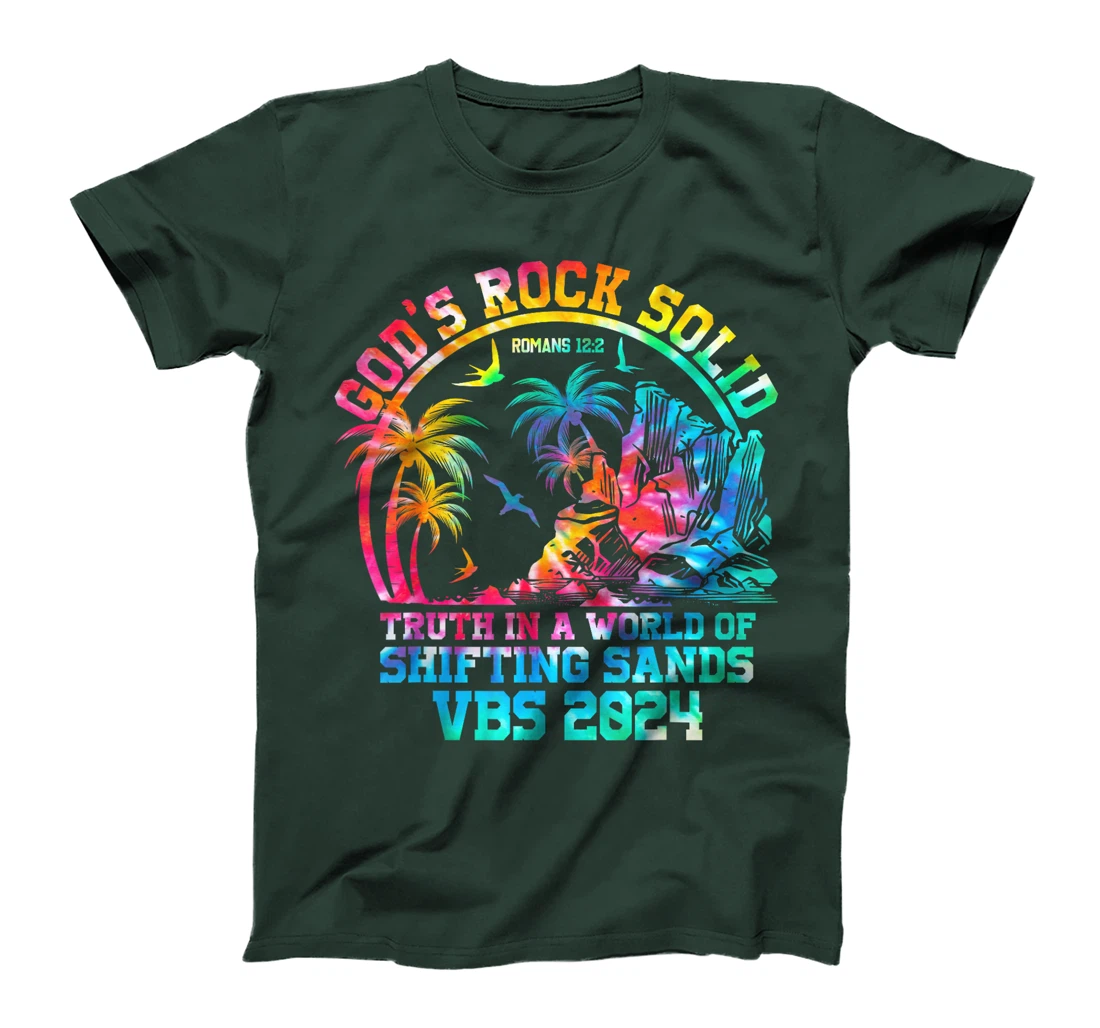 God's Rock Solid Breaker Rock Beach VBS 2024 Christian T-Shirt