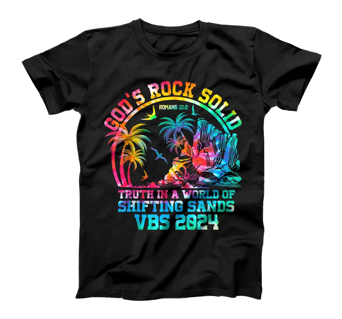 God's Rock Solid Breaker Rock Beach VBS 2024 Christian T-Shirt