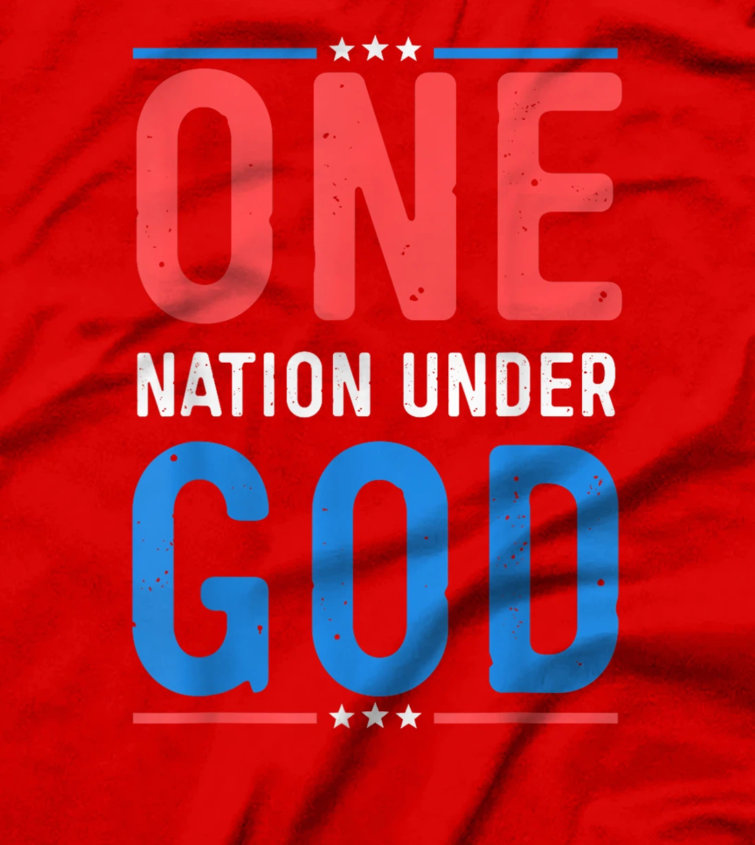 Funny 4th Of July ONE NATION UNDER GOD T-Shirt