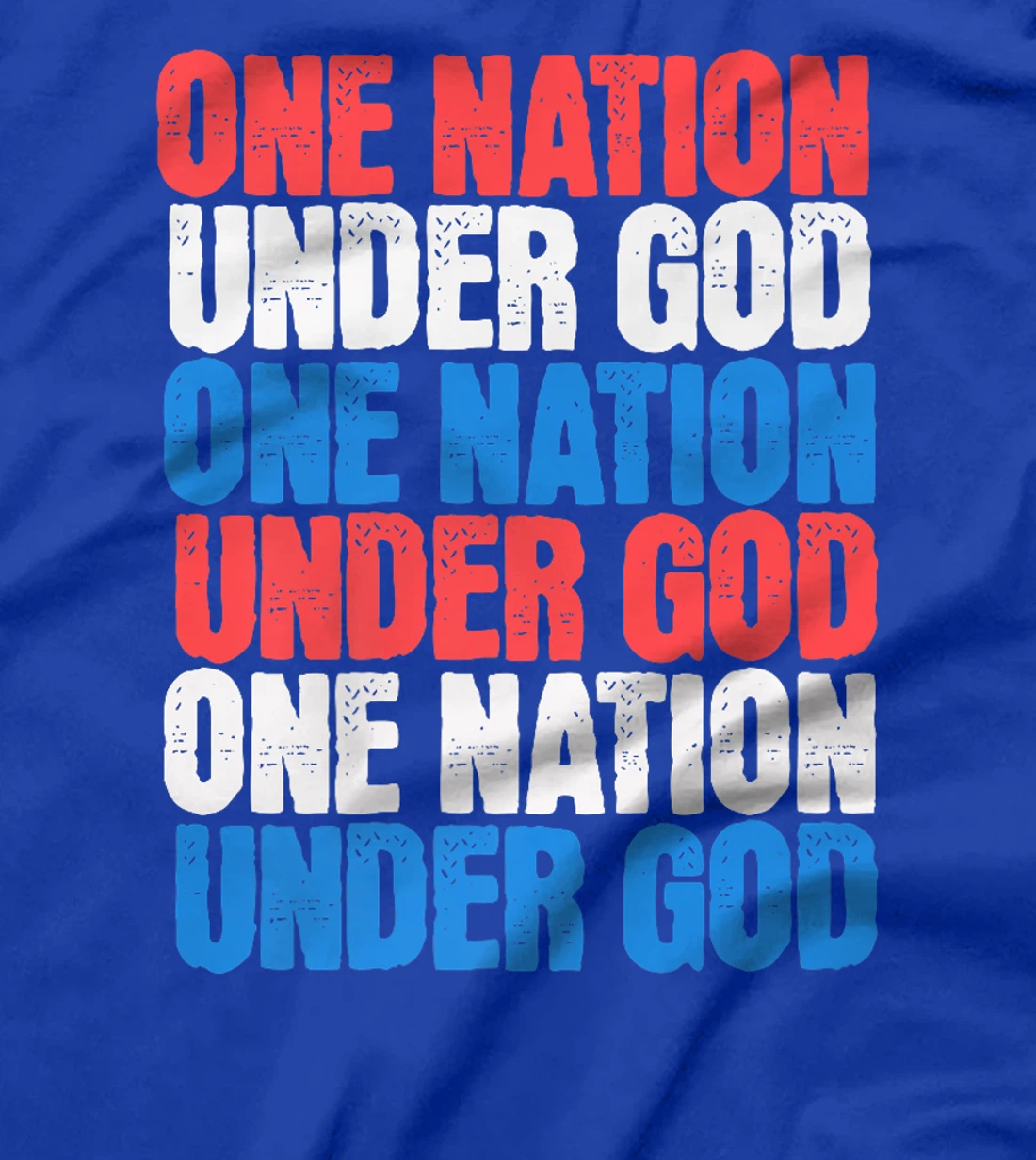 One Nation Under God 4th Of July Patriotic Christian man Premium T-Shirt