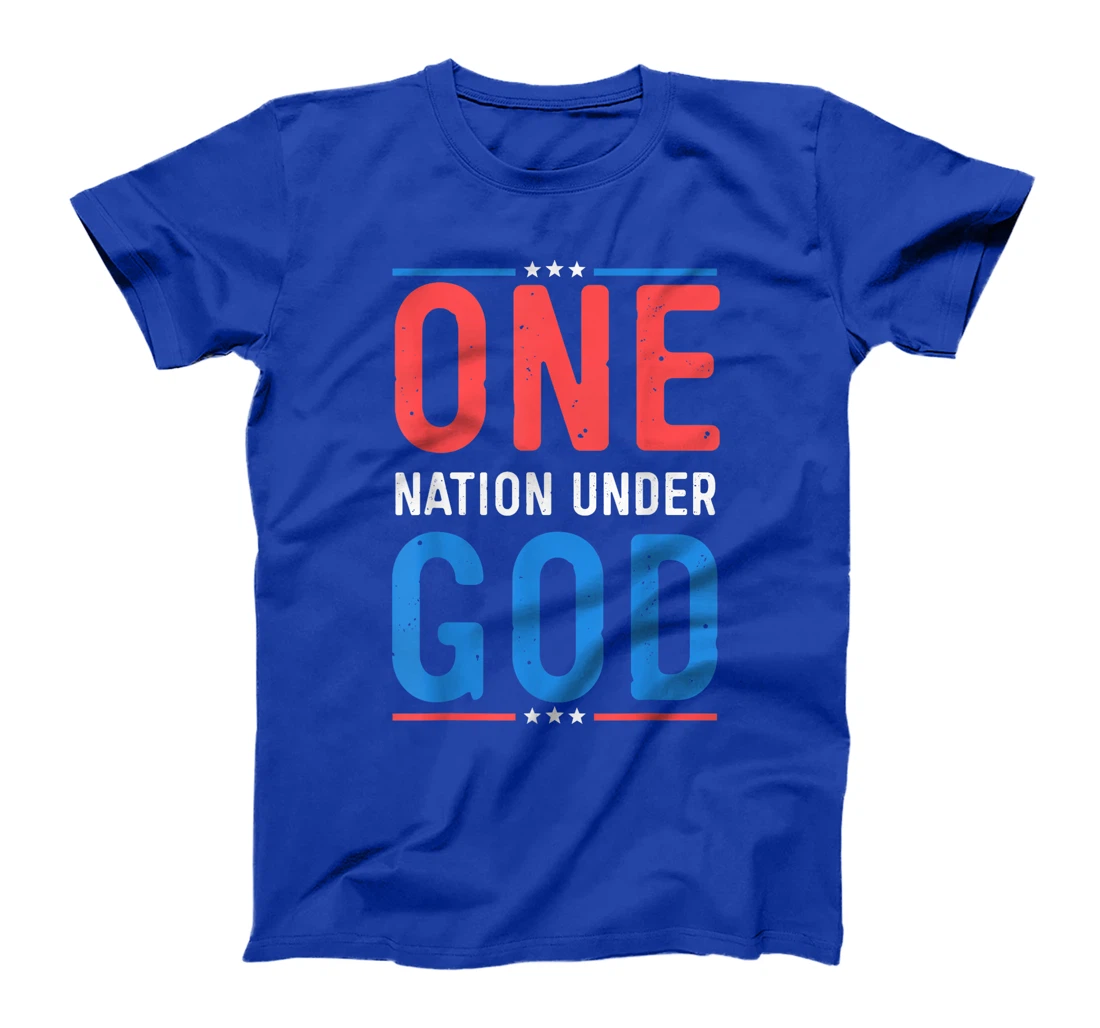 Funny 4th Of July ONE NATION UNDER GOD T-Shirt