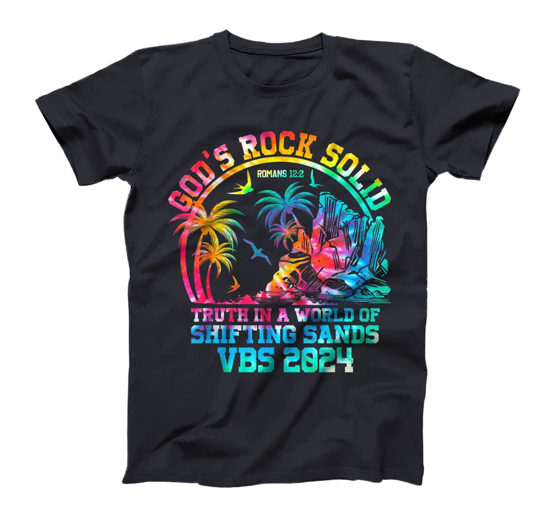 God's Rock Solid Breaker Rock Beach VBS 2024 Christian T-Shirt
