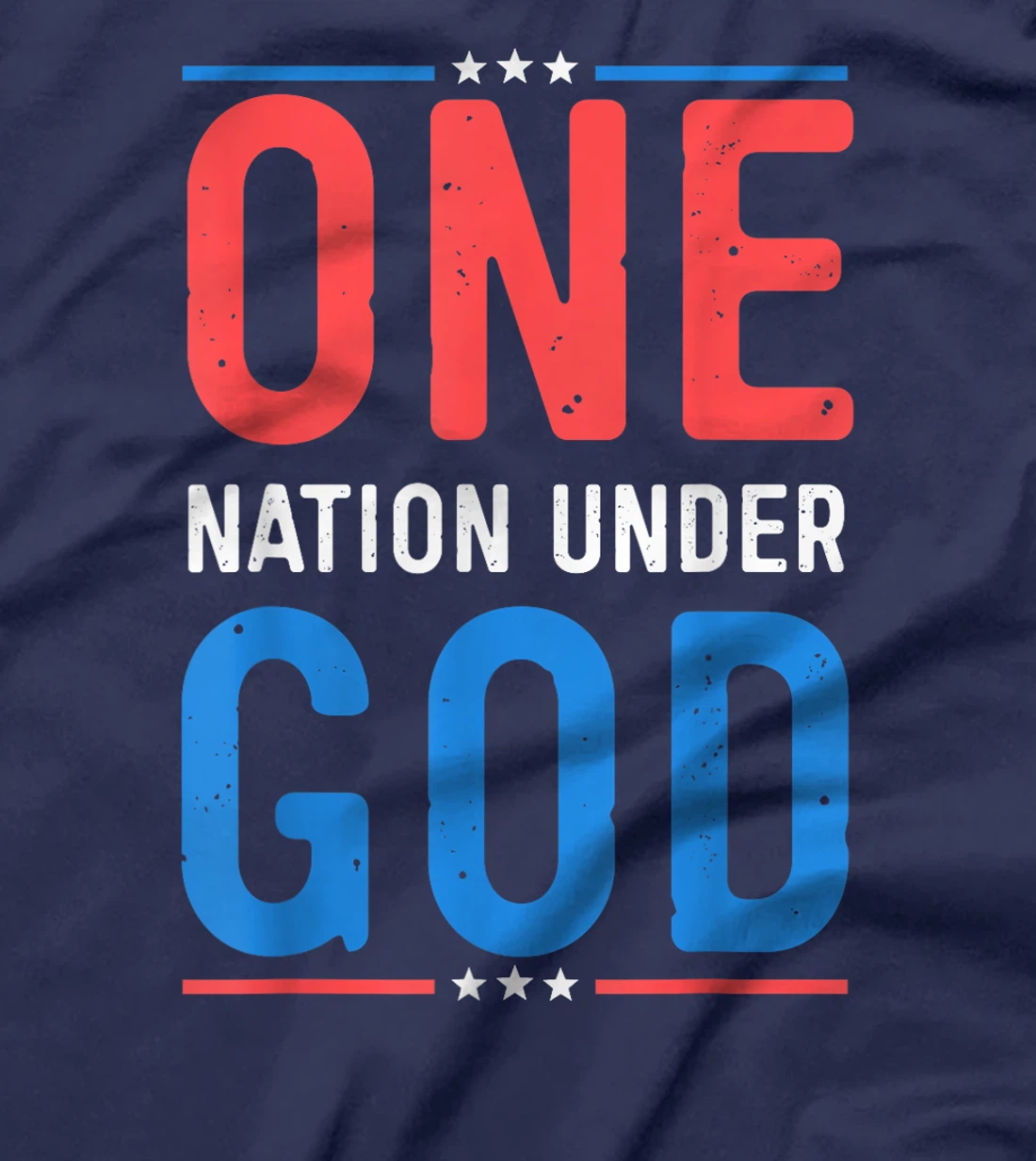 Funny 4th Of July ONE NATION UNDER GOD T-Shirt