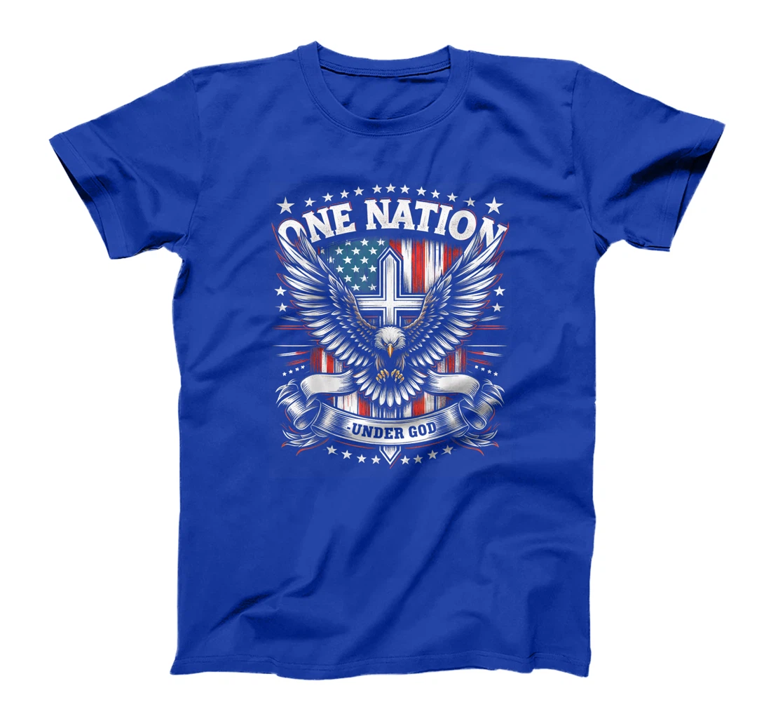 One Nation Under God Eagle American Flag Patriotic Pride T-Shirt