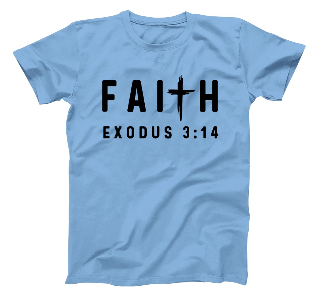 Exodus 3:14 3 14 Faith God Jesus Religious Quote Christiann Premium T-Shirt