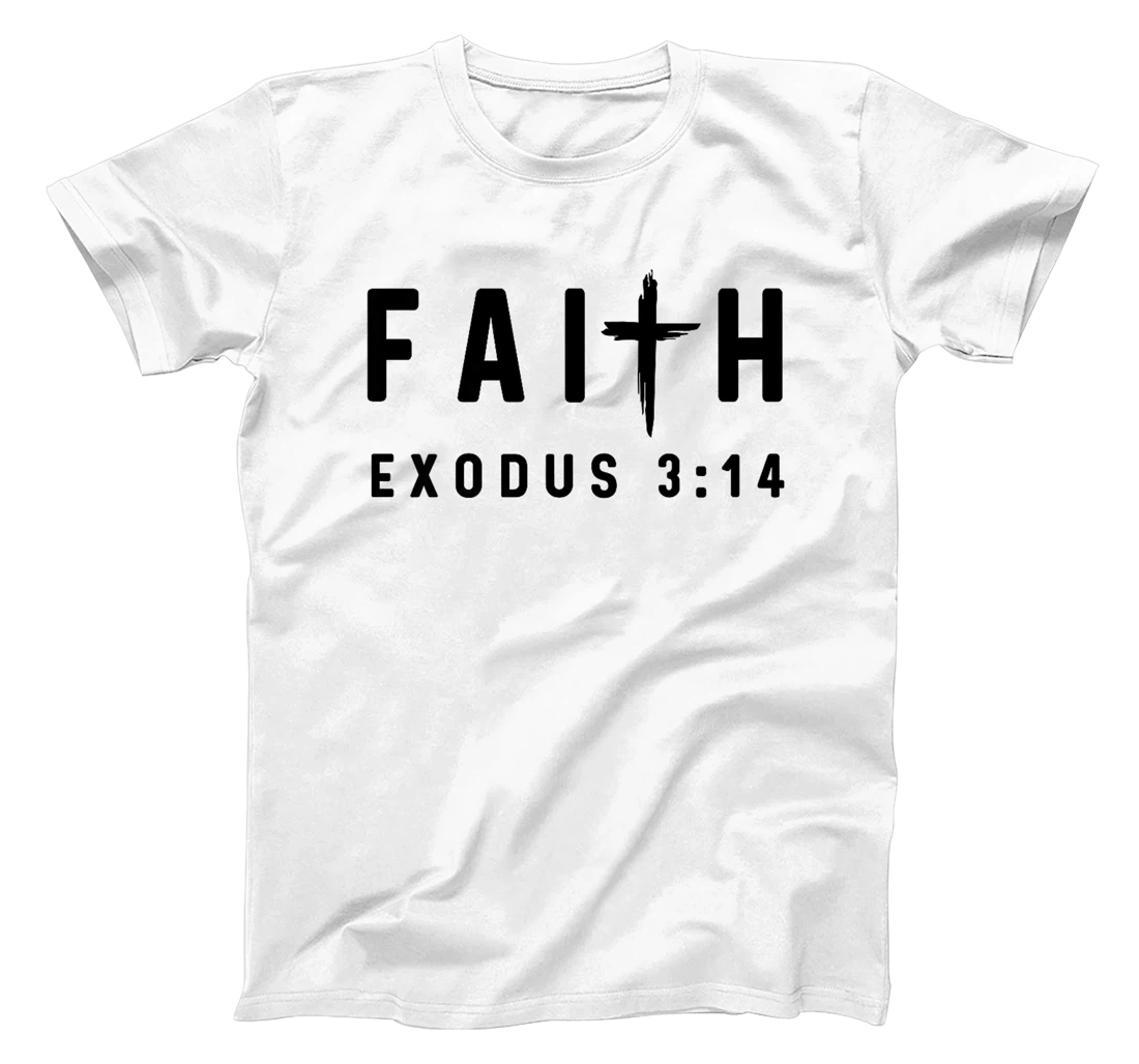 Exodus 3:14 3 14 Faith God Jesus Religious Quote Christiann Premium T-Shirt