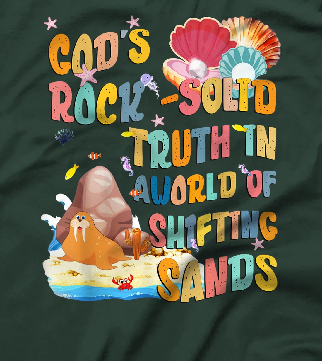 VBS 2024 God's Rock Solid Truth In A World Of Shifting Sands T-Shirt