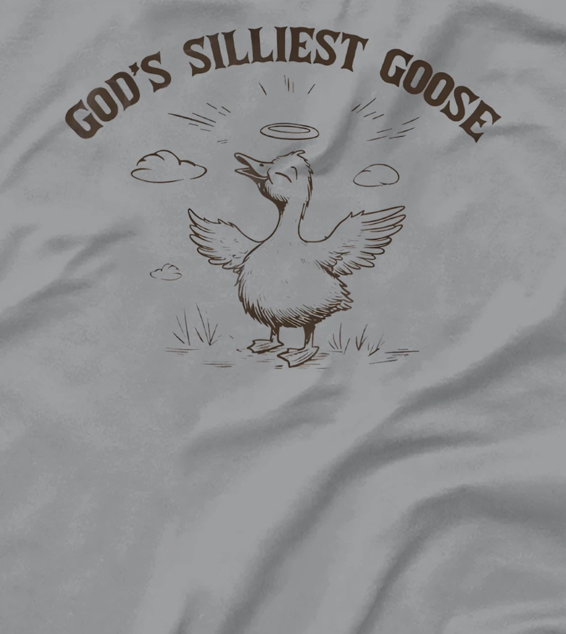 God's Silliest Goose Funny Goose Sarcastic Vintage 90s T-Shirt
