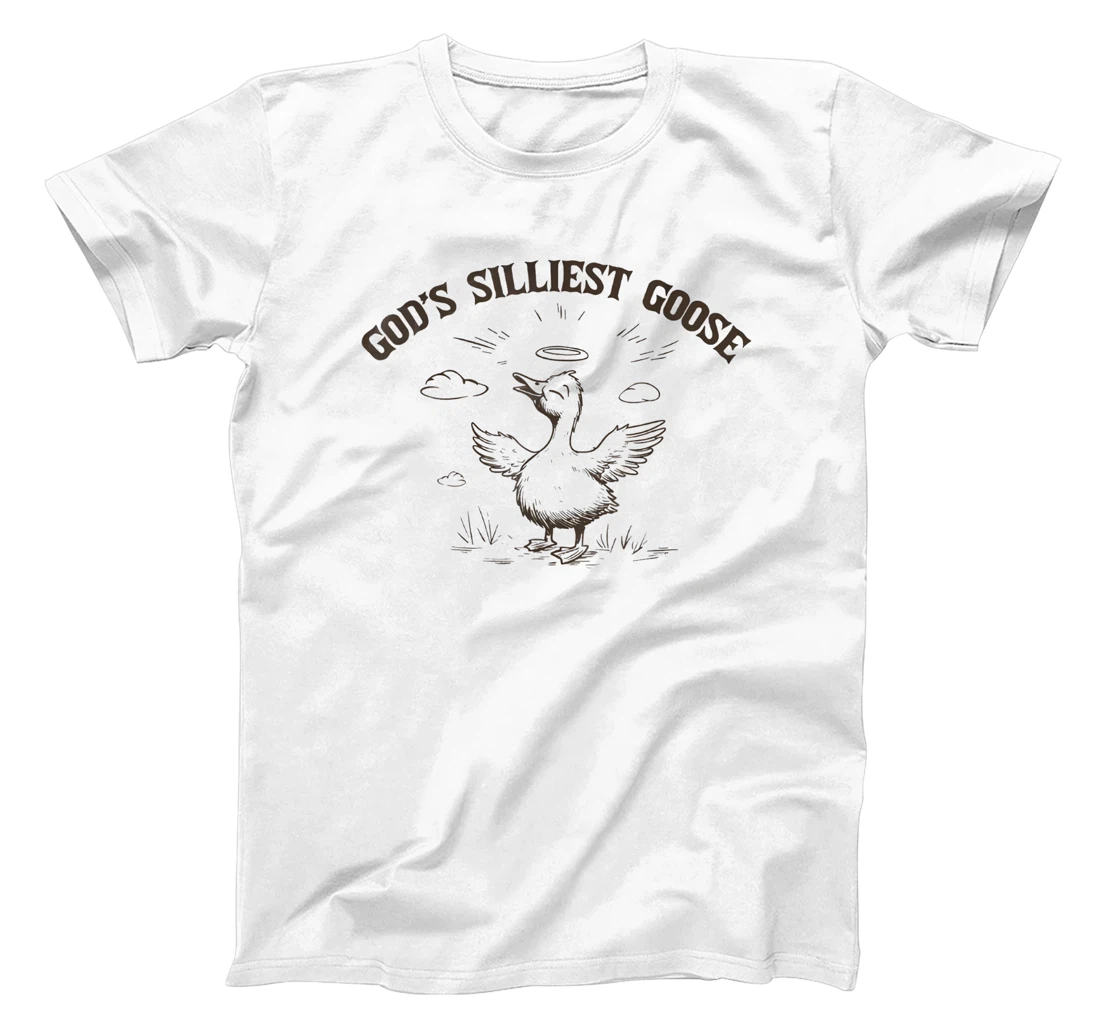 God's Silliest Goose Funny Goose Sarcastic Vintage 90s T-Shirt