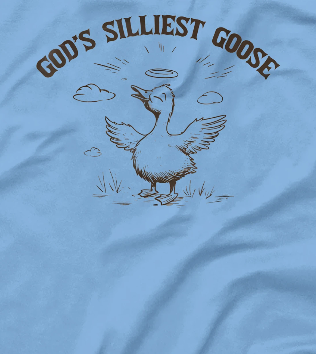 God's Silliest Goose Funny Goose Sarcastic Vintage 90s T-Shirt