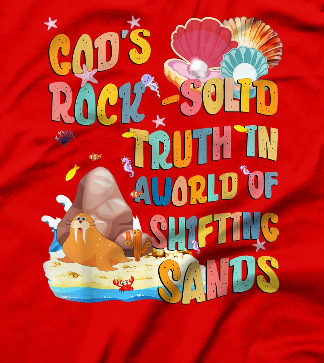VBS 2024 God's Rock Solid Truth In A World Of Shifting Sands T-Shirt