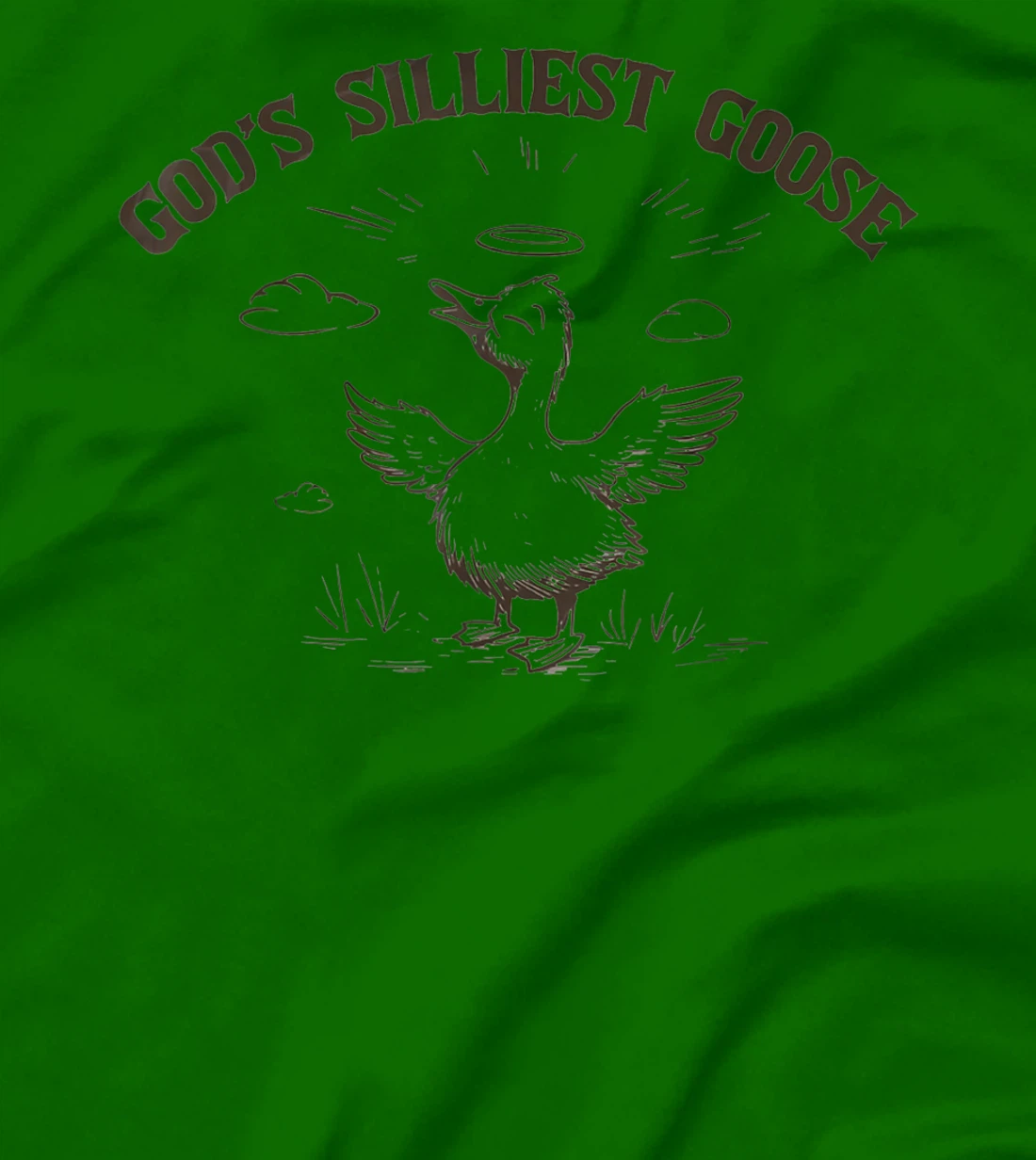 God's Silliest Goose Funny Goose Sarcastic Vintage 90s T-Shirt