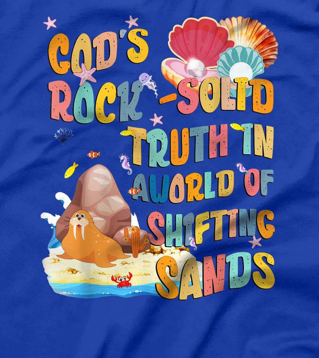 VBS 2024 God's Rock Solid Truth In A World Of Shifting Sands T-Shirt