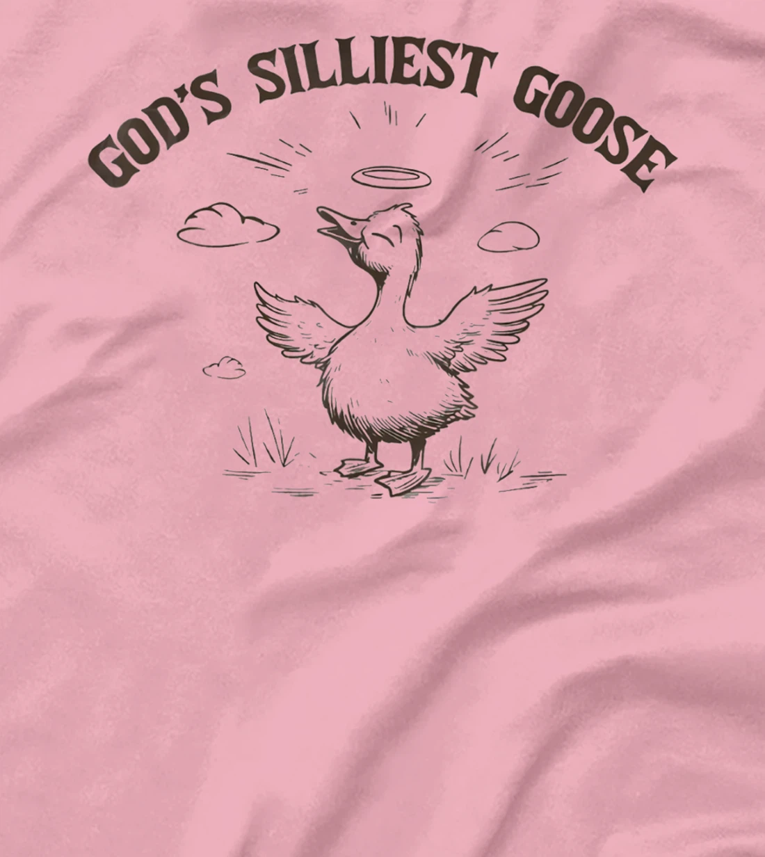 God's Silliest Goose Funny Goose Sarcastic Vintage 90s T-Shirt