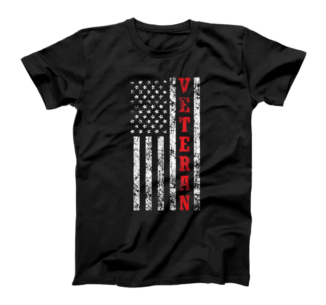 Veteran American Flag Veteran's Day Patriot Gift T-Shirt