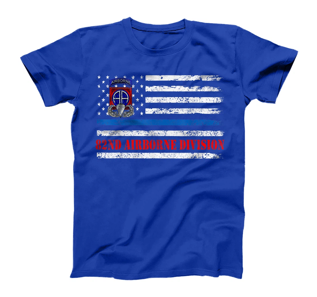 82nd Airborne Division Flag Tshirt, Veterans Day Gift T-Shirt
