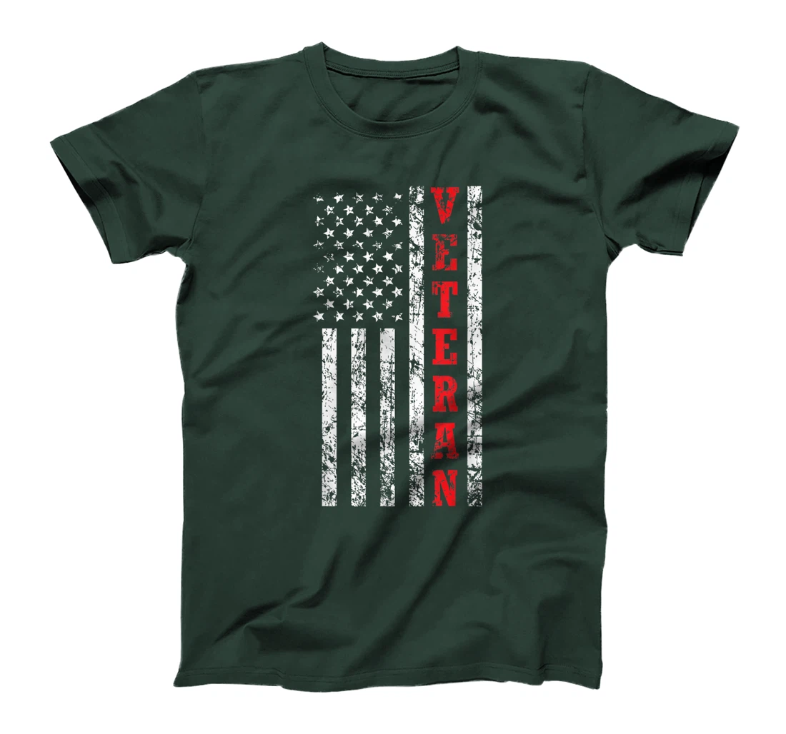 Veteran American Flag Veteran's Day Patriot Gift T-Shirt