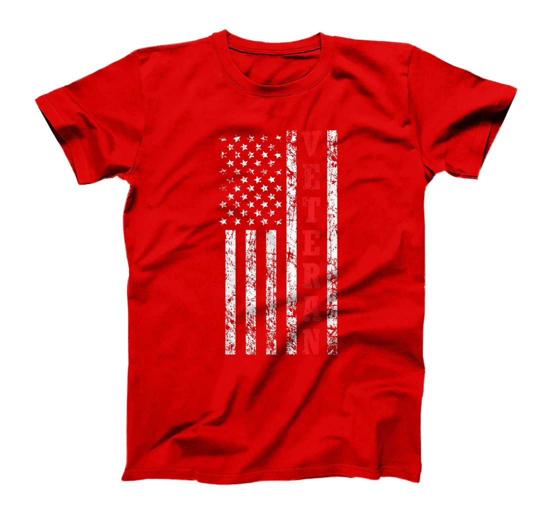 Veteran American Flag Veteran's Day Patriot Gift T-Shirt