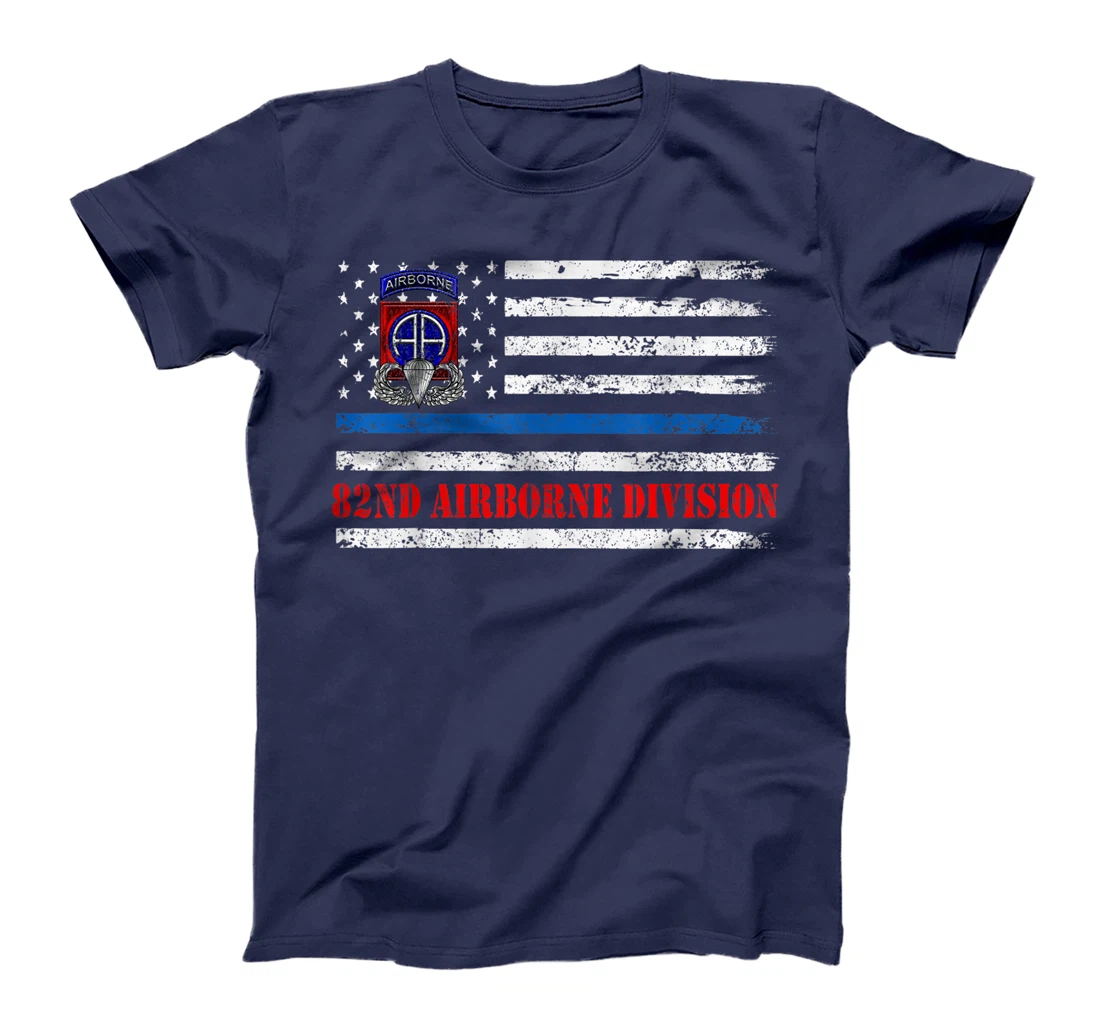 82nd Airborne Division Flag Tshirt, Veterans Day Gift T-Shirt
