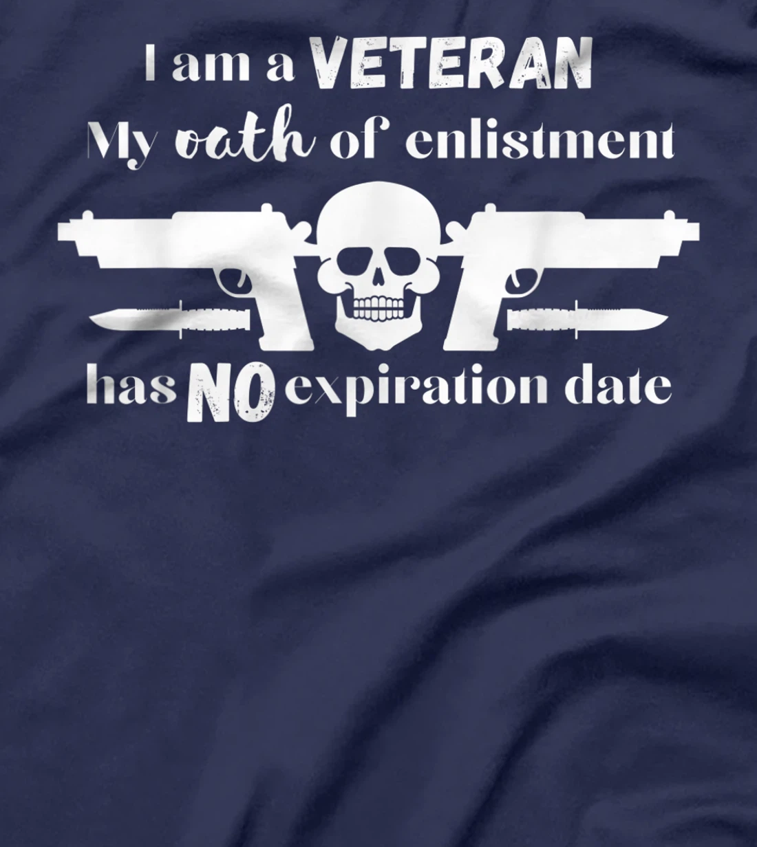 I am a Veteran Oath of Enlistment Never Expires T-Shirt