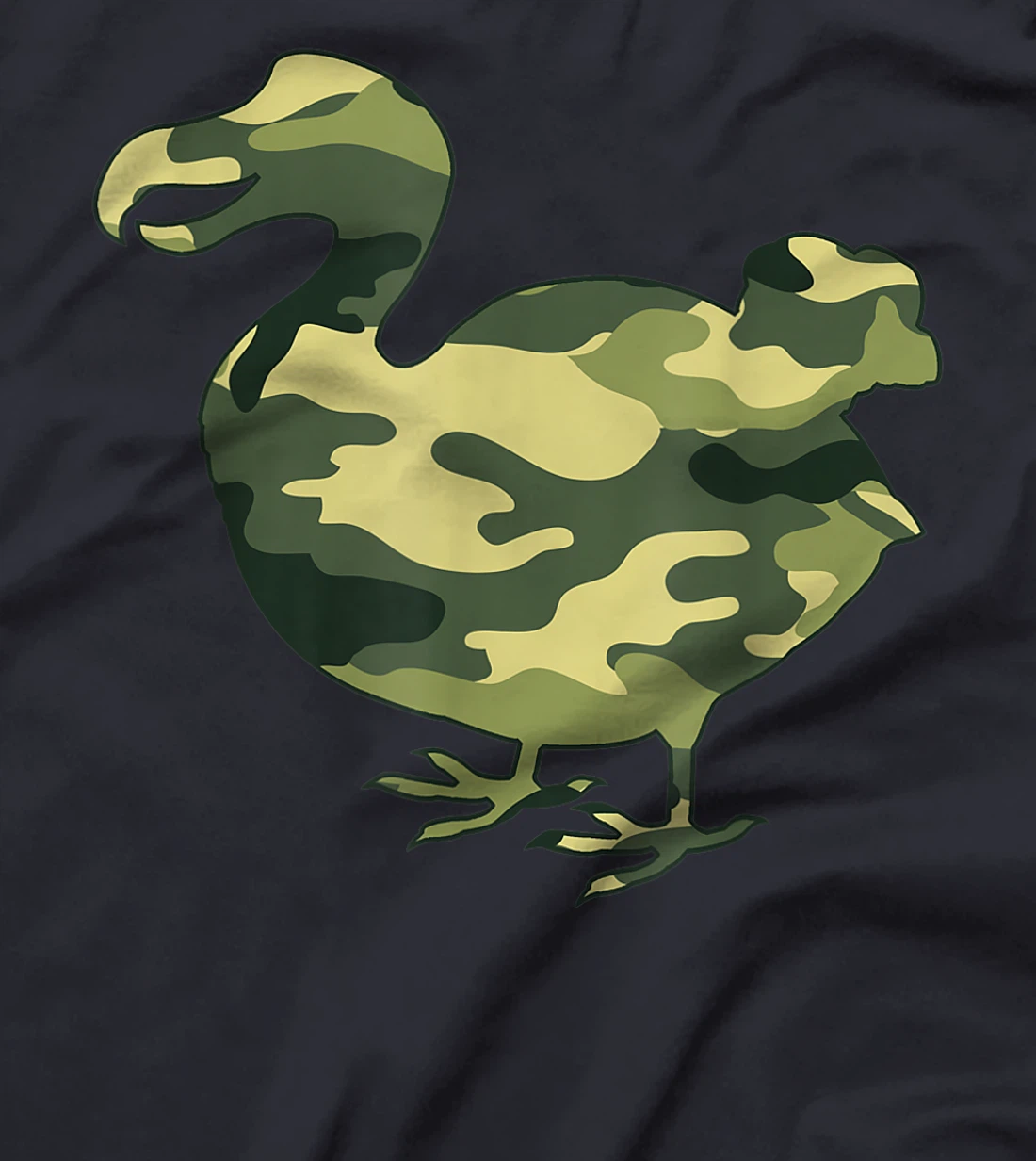 Military Dodo Camo Men Print US Flightless Bird Veteran Gift T-Shirt