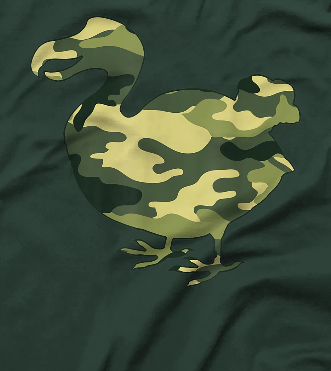 Military Dodo Camo Men Print US Flightless Bird Veteran Gift T-Shirt