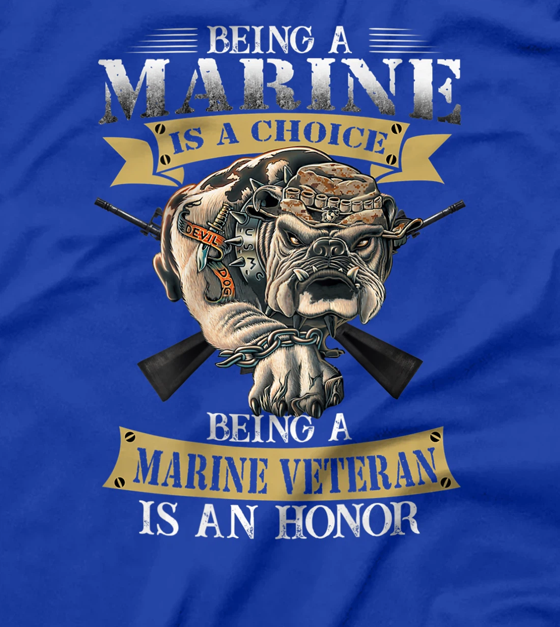 Being a marine veteran is an honor T-Shirt