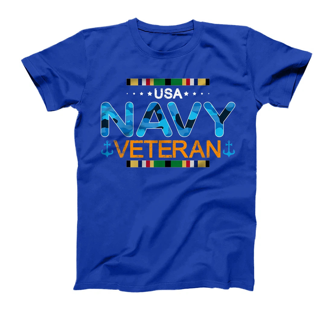 Vintage Navy US Veteran Tshirt for Men–US Navy Proud Gift T-Shirt