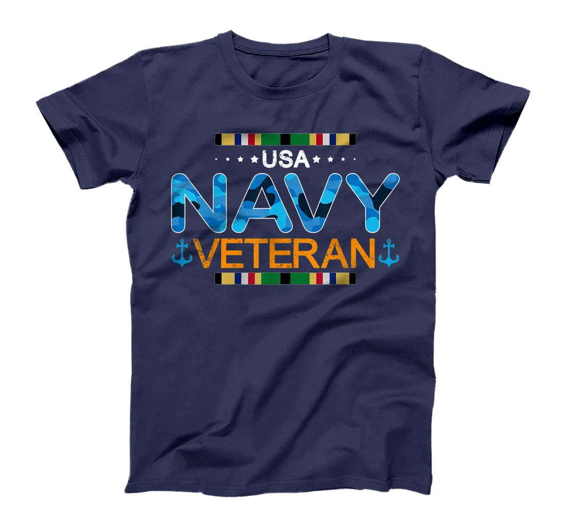 Vintage Navy US Veteran Tshirt for Men–US Navy Proud Gift T-Shirt