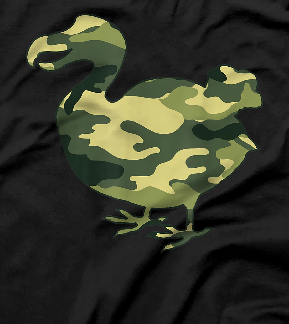 Military Dodo Camo Men Print US Flightless Bird Veteran Gift T-Shirt