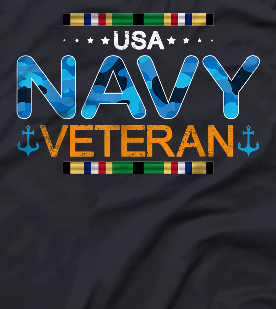 Vintage Navy US Veteran Tshirt for Men–US Navy Proud Gift T-Shirt