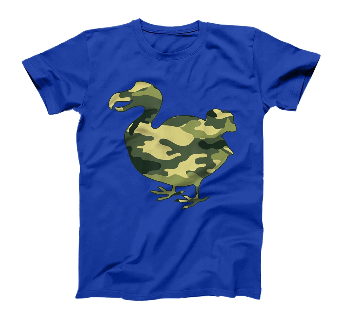 Military Dodo Camo Men Print US Flightless Bird Veteran Gift T-Shirt