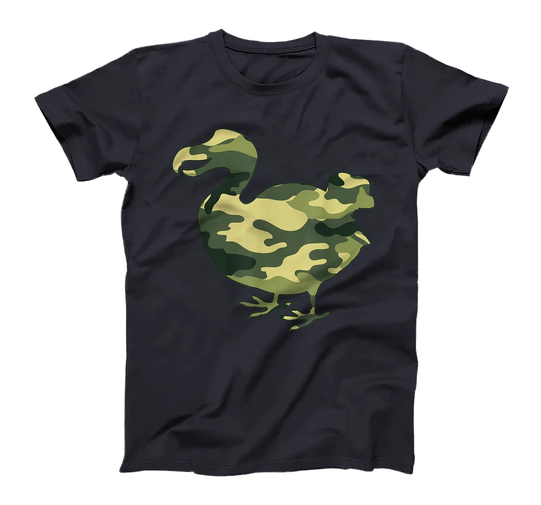 Military Dodo Camo Men Print US Flightless Bird Veteran Gift T-Shirt