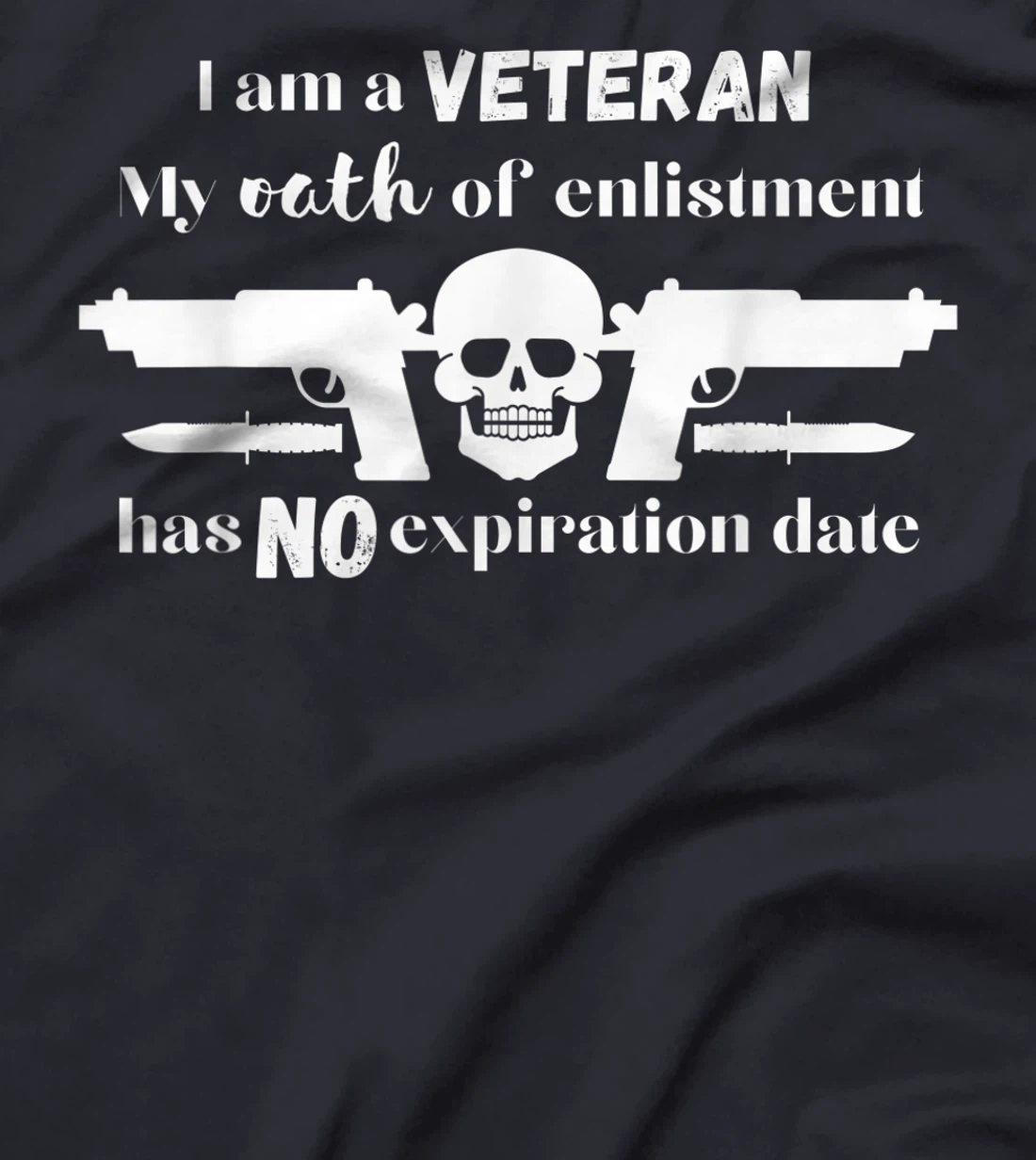 I am a Veteran Oath of Enlistment Never Expires T-Shirt