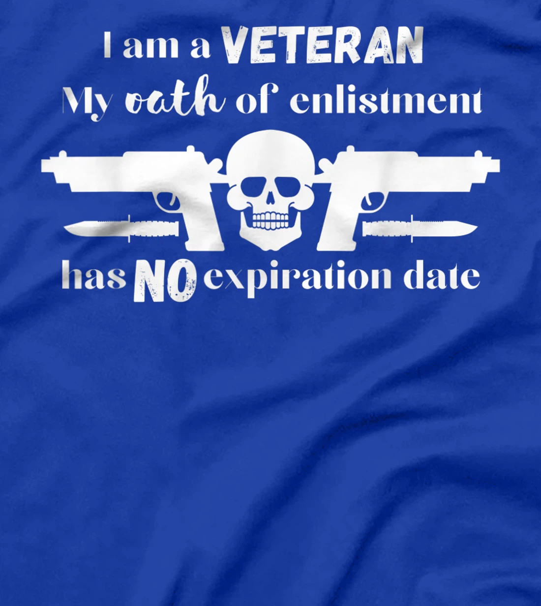 I am a Veteran Oath of Enlistment Never Expires T-Shirt
