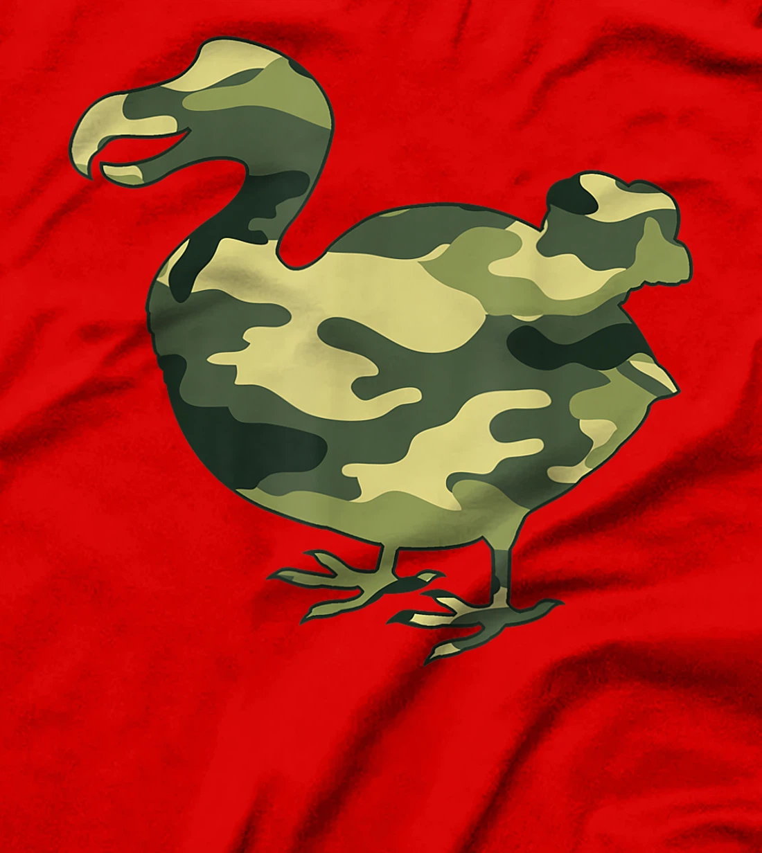 Military Dodo Camo Men Print US Flightless Bird Veteran Gift T-Shirt