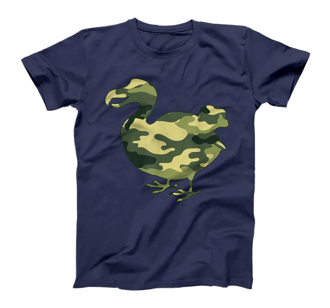 Military Dodo Camo Men Print US Flightless Bird Veteran Gift T-Shirt