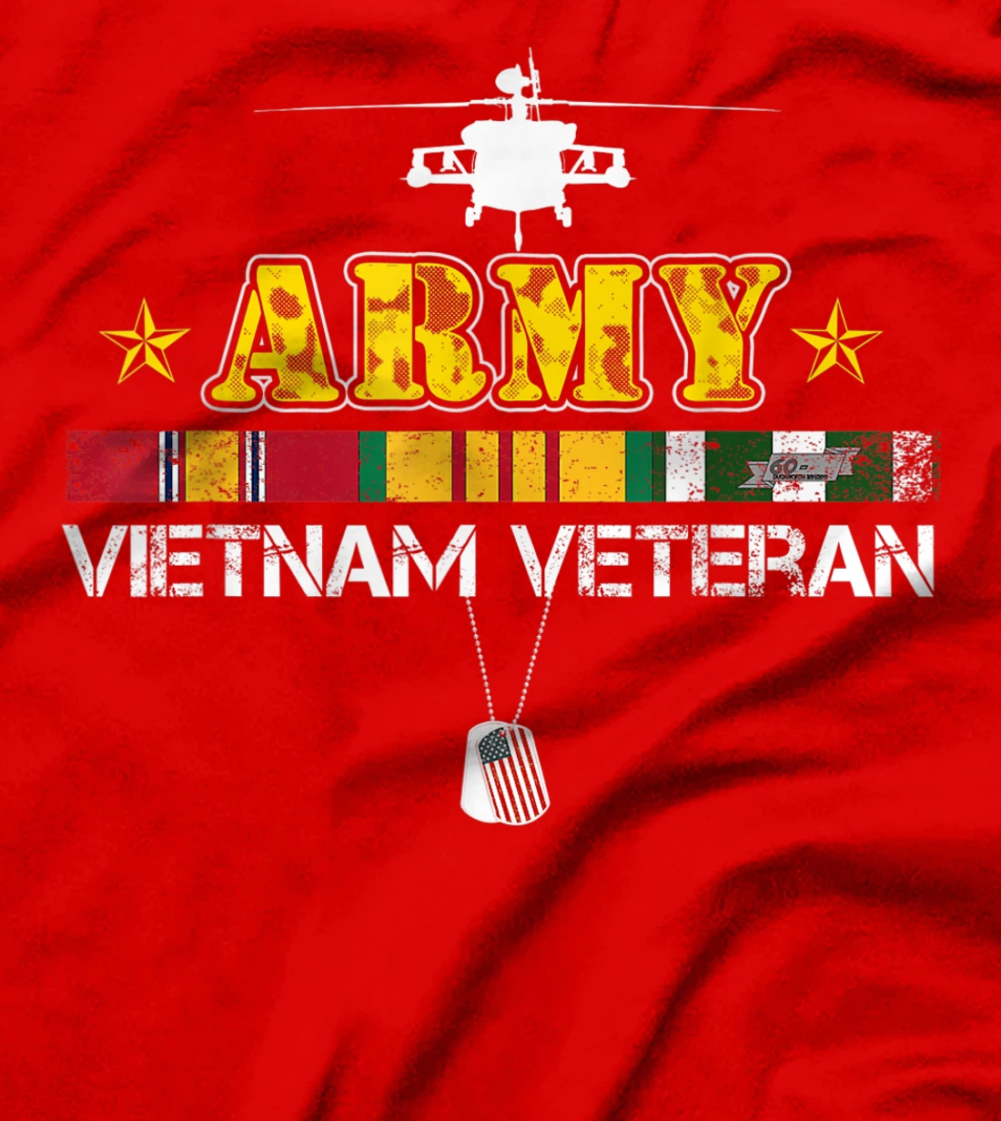 Mens Army Vietnam Veteran Gift Vietnam War Vet T-Shirt