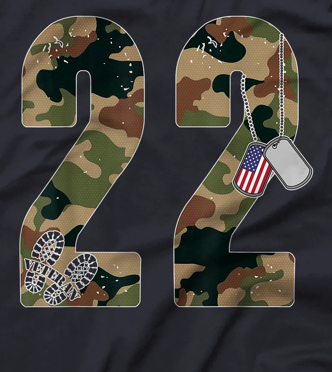 22 A Day Veteran Lives Matter Suicide Awareness Gifts Idea T-Shirt