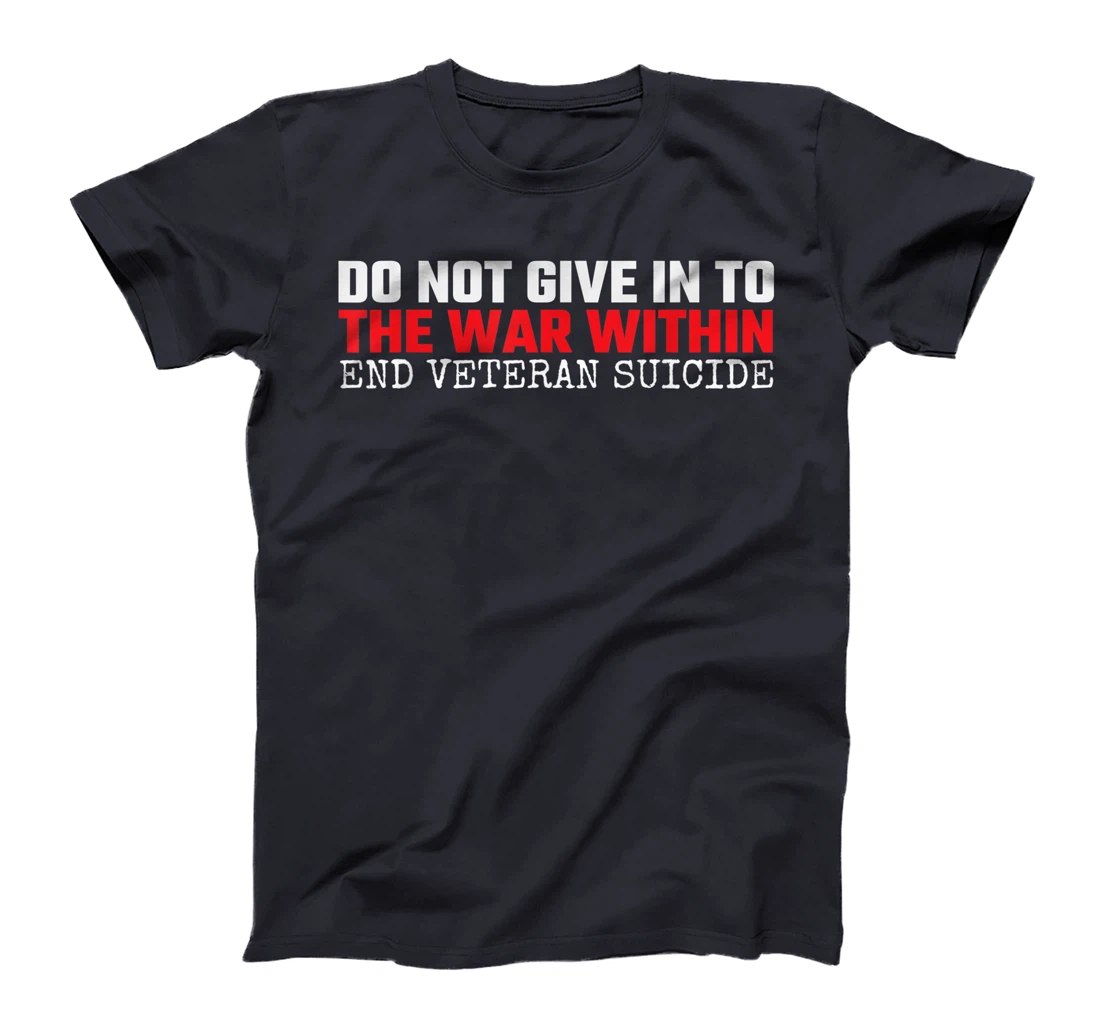 Veteran Suicide Awareness 22 Military Suicide PTSD T-Shirt