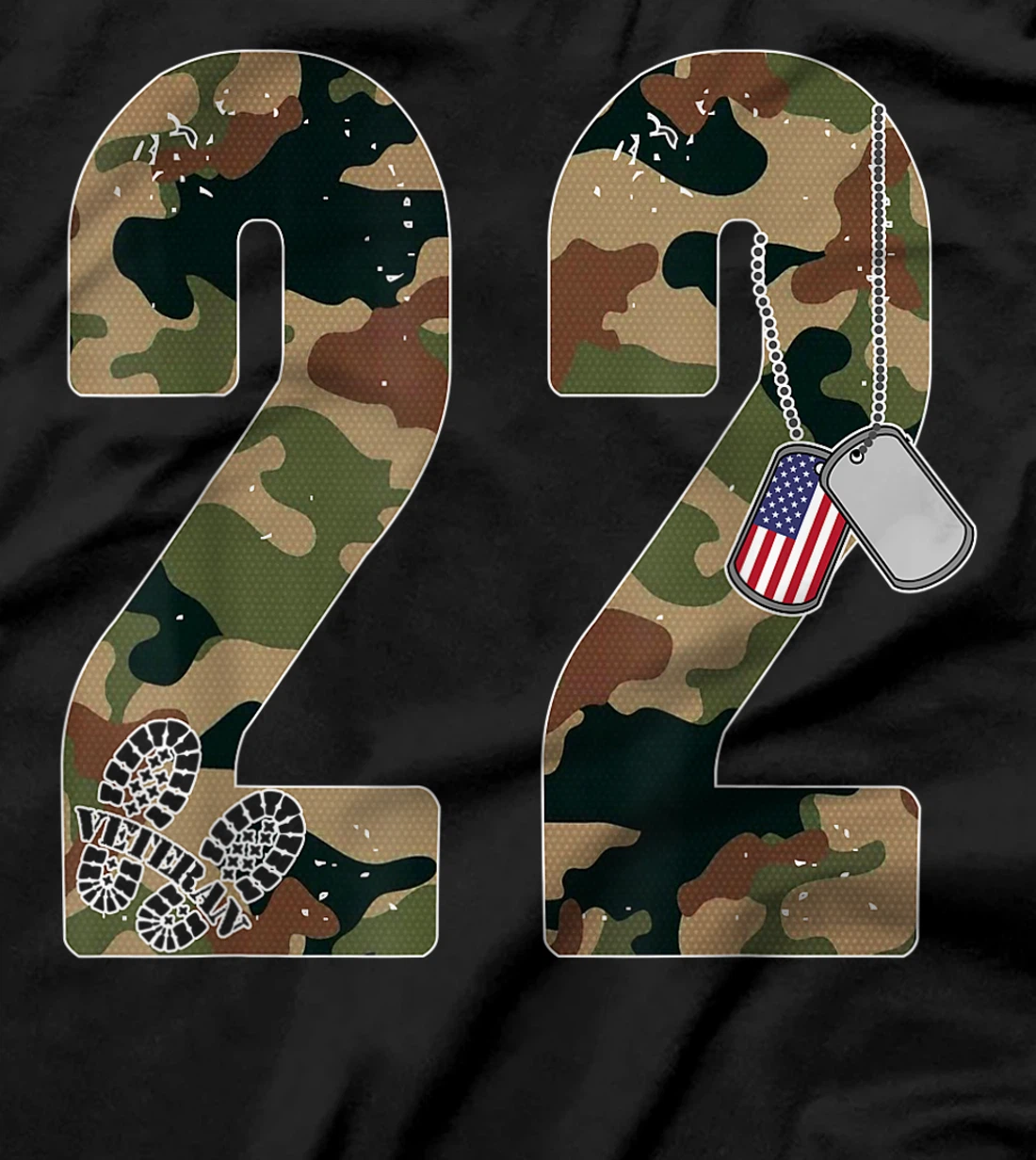 22 A Day Veteran Lives Matter Suicide Awareness Gifts Idea T-Shirt