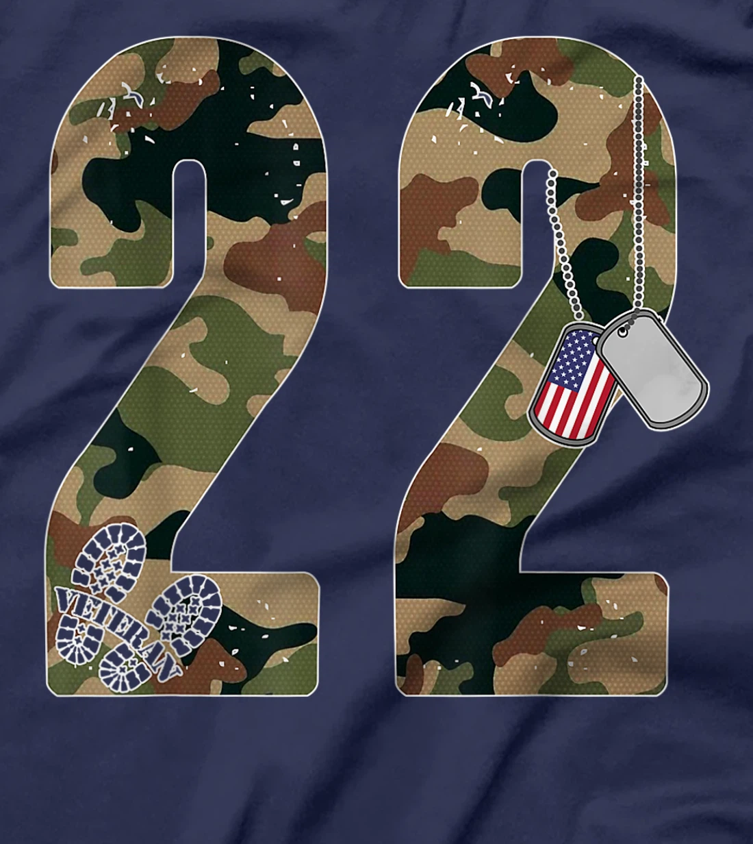 22 A Day Veteran Lives Matter Suicide Awareness Gifts Idea T-Shirt