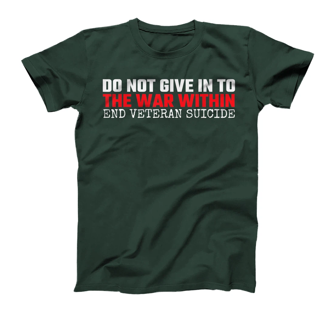 Veteran Suicide Awareness 22 Military Suicide PTSD T-Shirt