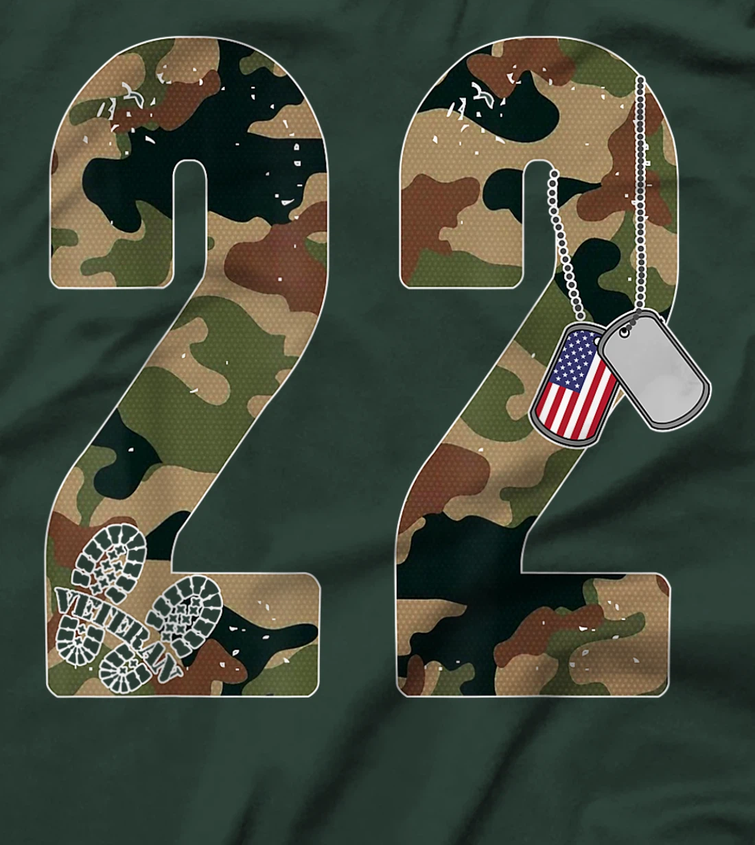 22 A Day Veteran Lives Matter Suicide Awareness Gifts Idea T-Shirt